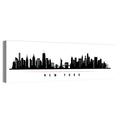 New York Skyline Silhouette Wall Art