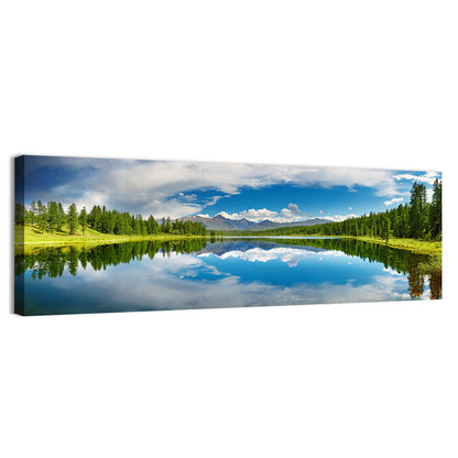 Mirror Lake in Altai Mountains Wall Art
