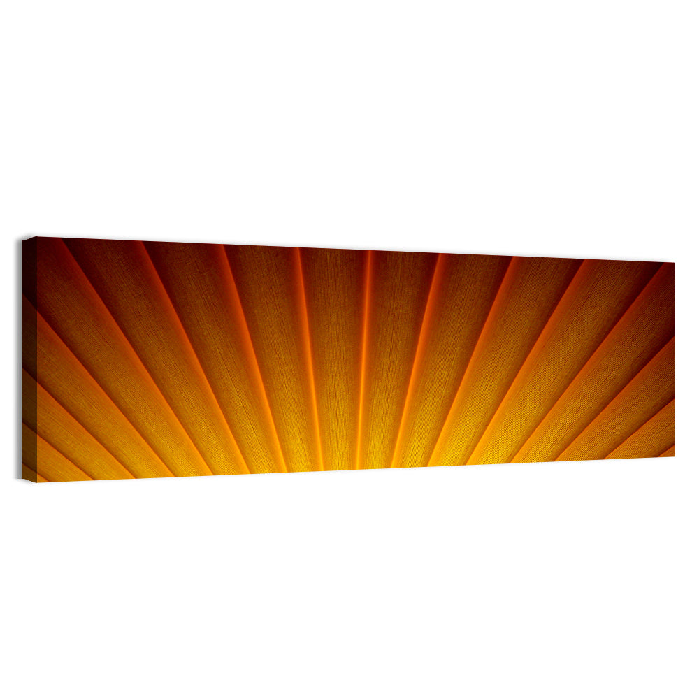 Pleated Sunburst Illustration Wall Art