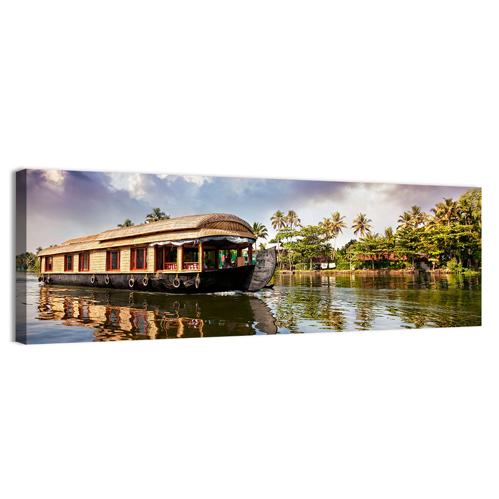 Alleppey Houseboat, Kerala Backwaters Wall Art