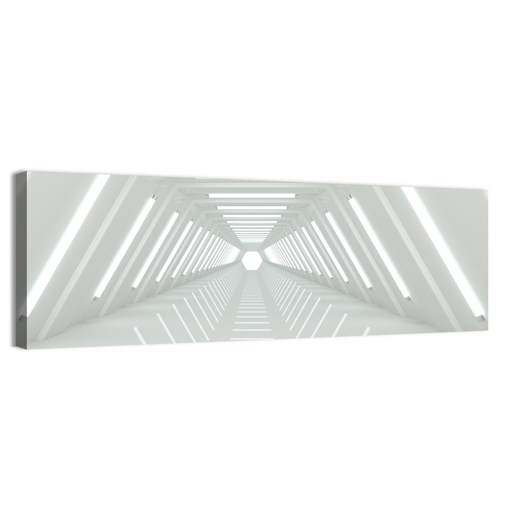White Tunnel Wall Art