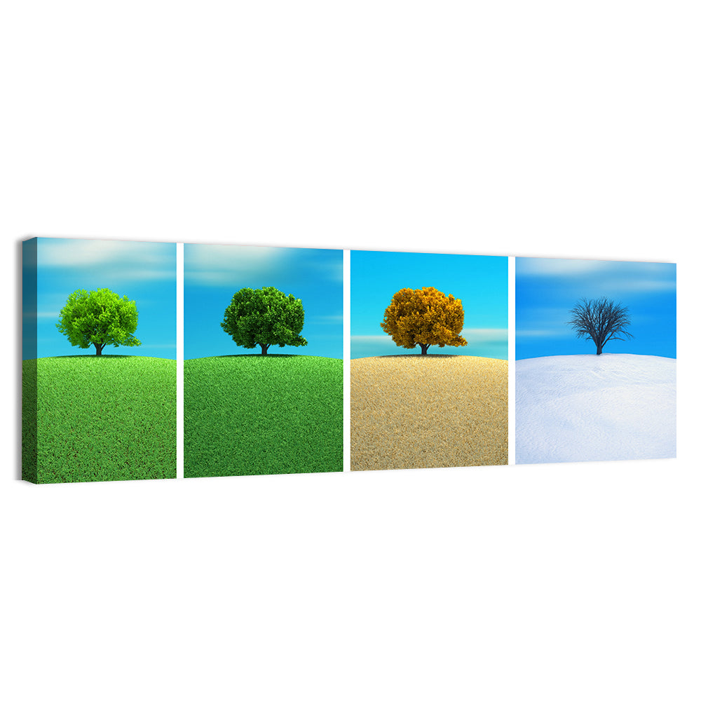 One Tree, Four Seasons Wall Art