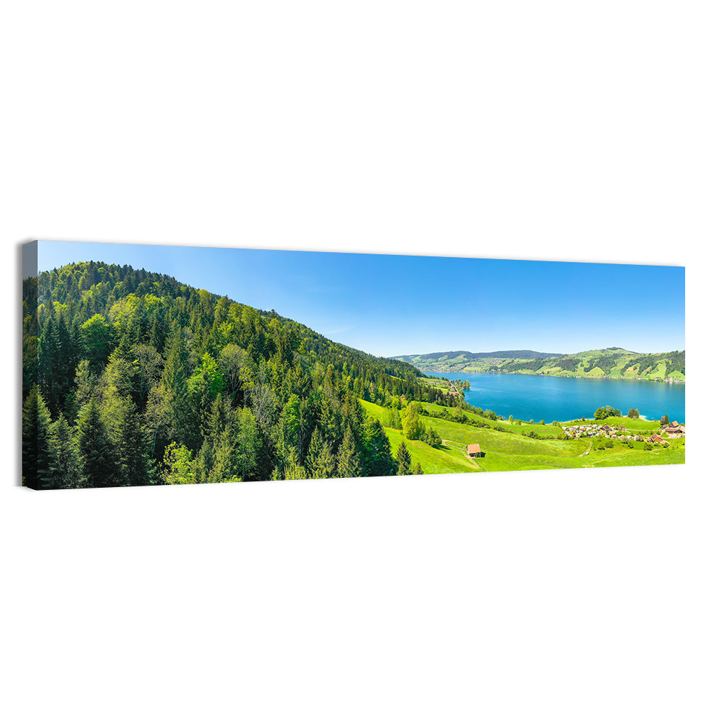 Aegerisee Lake In Switzerland Wall Art