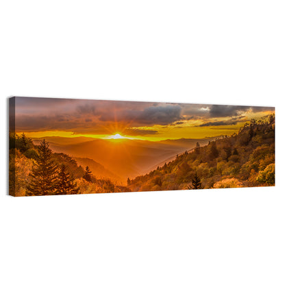 Sunrise At Great Smoky Mountains National Park Wall Art