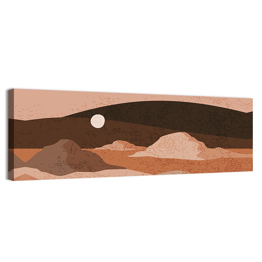 Moonlit Desert Dunes Wall Art