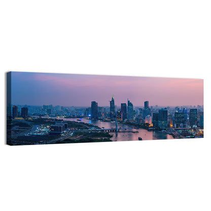 Ho Chi Minh City Skyline at Dusk Wall Art