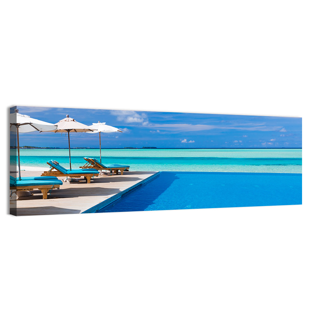 Tropical Infinity Pool Wall Art