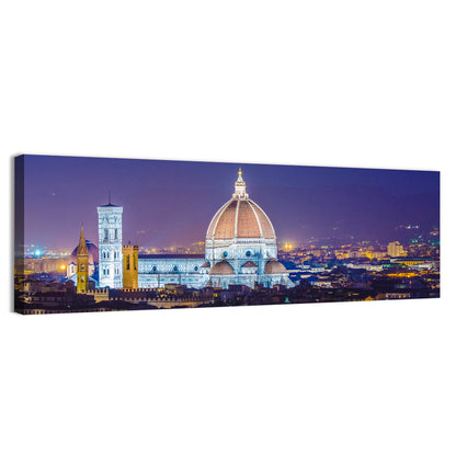 Florence Night Skyline Wall Art