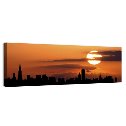Chicago City Skyline Wall Art