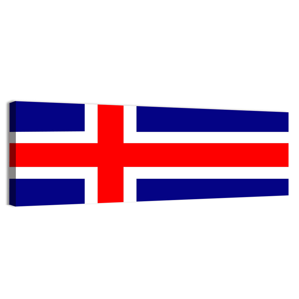 Icelandic Flag, Nordic Cross Wall Art