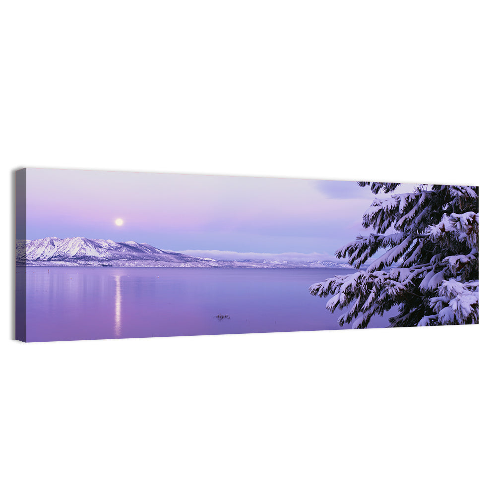 Moonlit Lake Tahoe Wall Art