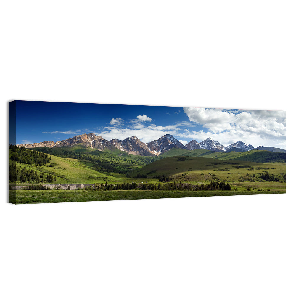 Bashi Valley, Kirghistan Wall Art, canvas print, panoramic