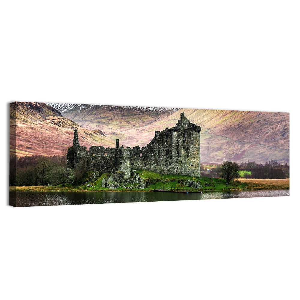 Kilchurn Castle in Winter, Loch Awe Wall Art