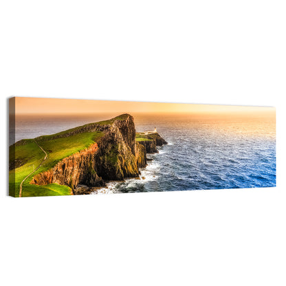 Sunset at Neist Point Lighthouse Wall Art
