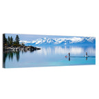 Mountain Lake Paddleboarders Wall Art