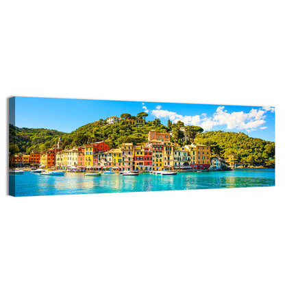 Colorful Portofino Harbor Wall Art