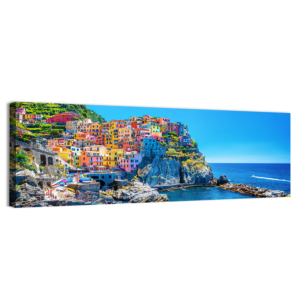 Manarola Cliffside Village Wall Art