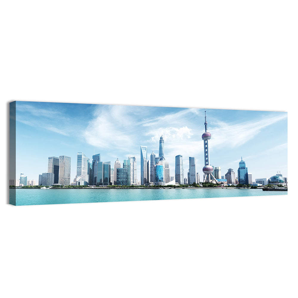 Shanghai Skyline with Oriental Pearl Tower Wall Art