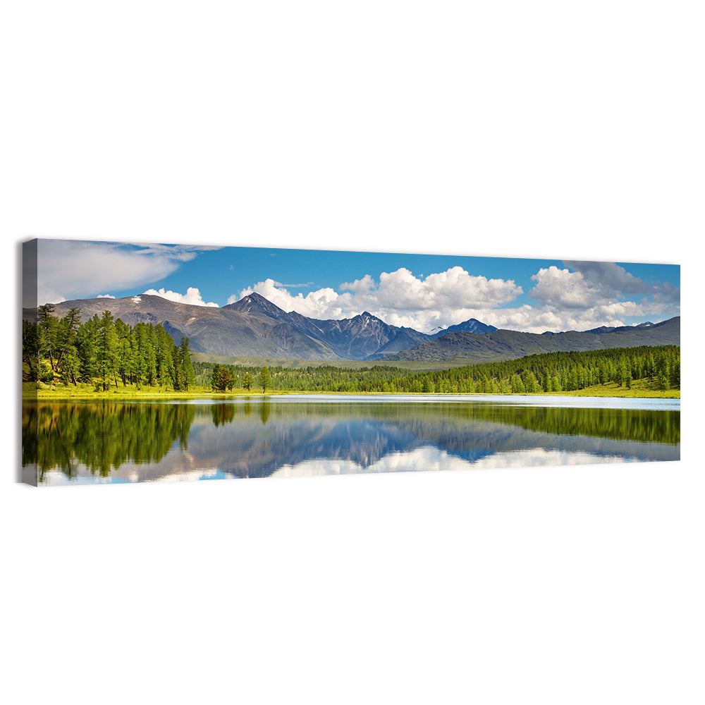 Altai Mountain Lake Reflection Wall Art