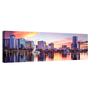 Orlando Downtown Skyline Wall Art