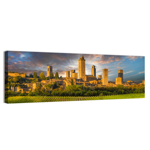 Vineyards Of San Gimignano Tuscany Wall Art