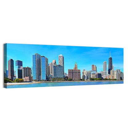 Chicago Lakeshore Skyline Wall Art