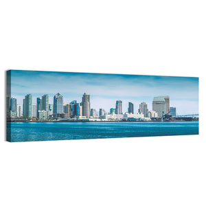 San Diego City Bay Skyline Wall Art