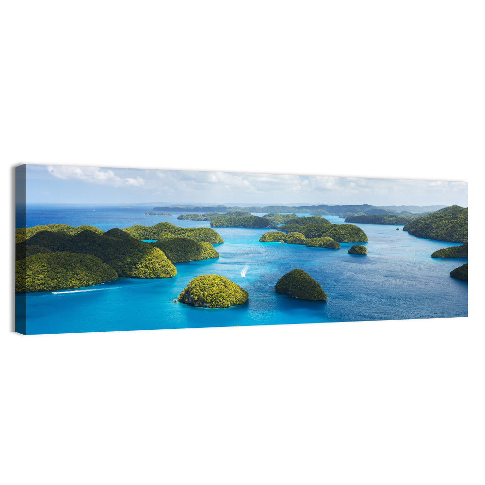 Rock Islands Aerial View Wall Art