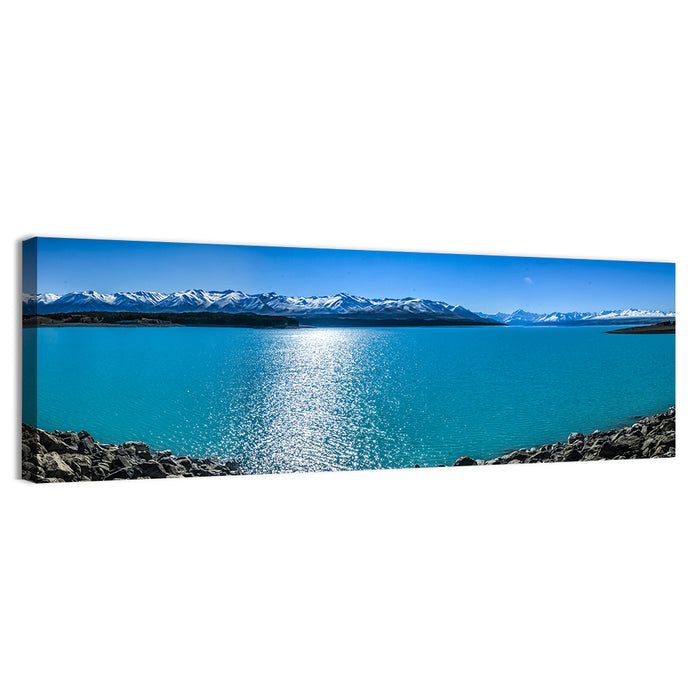 Lake Pukaki Landscape Wall Art as a canvas print