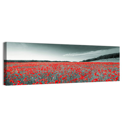 Red Poppy Field Wall Art