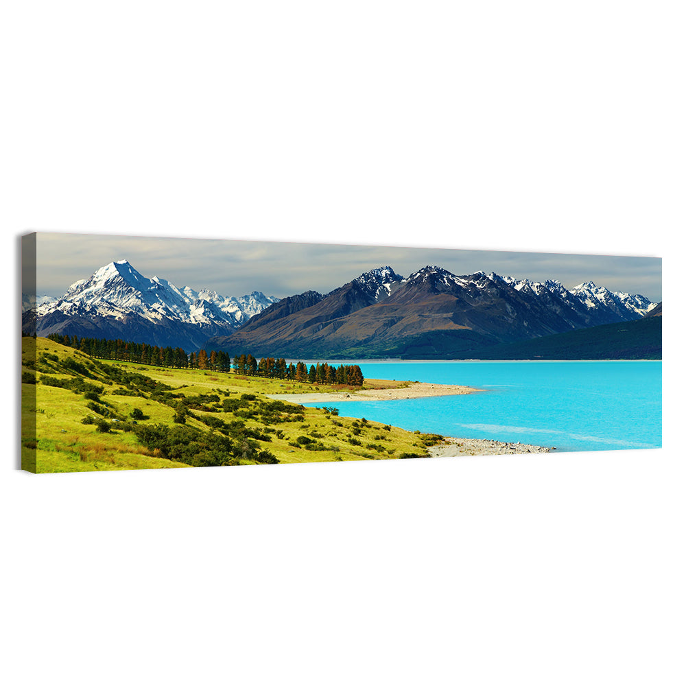 Mount Cook Over Lake Pukaki Wall Art