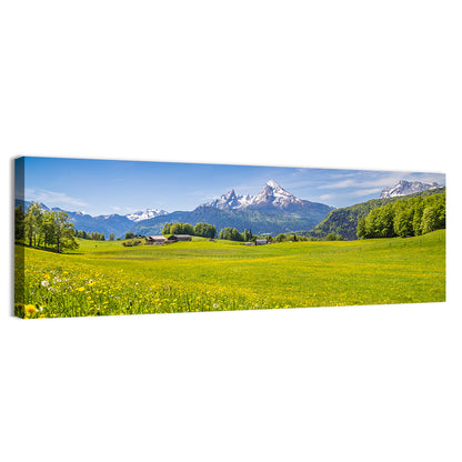 Watzmann Mountain Meadow Wall Art