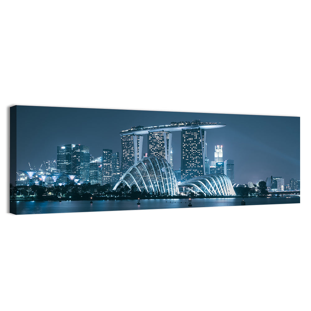 Singapore Skyscaper In Marina Bay Wall Art