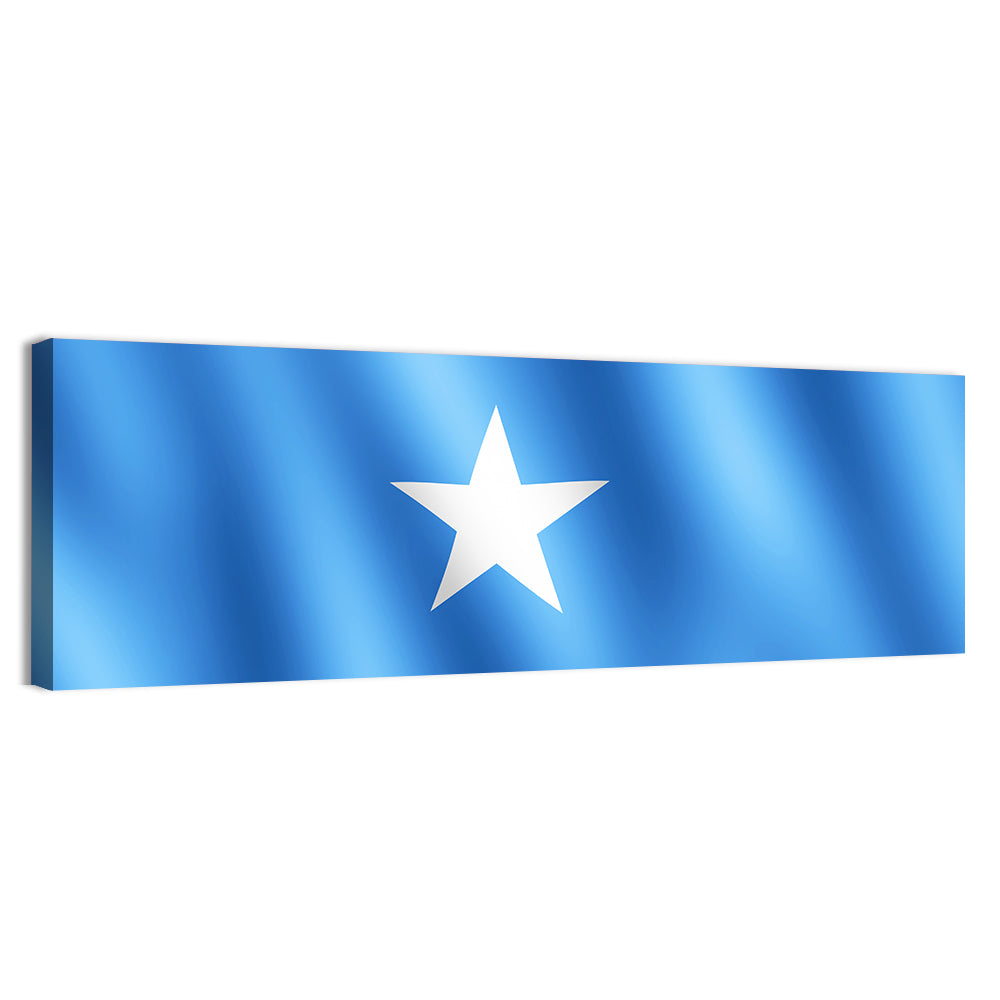 Somalia Flag with Five-pointed Star Wall Art