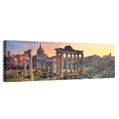 Roman Forum at Sunset Wall Art