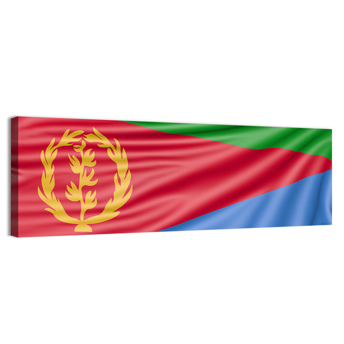 Flag of Eritrea Wall Art as a canvas print