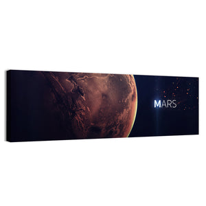 Mars Planet Close-Up Wall Art