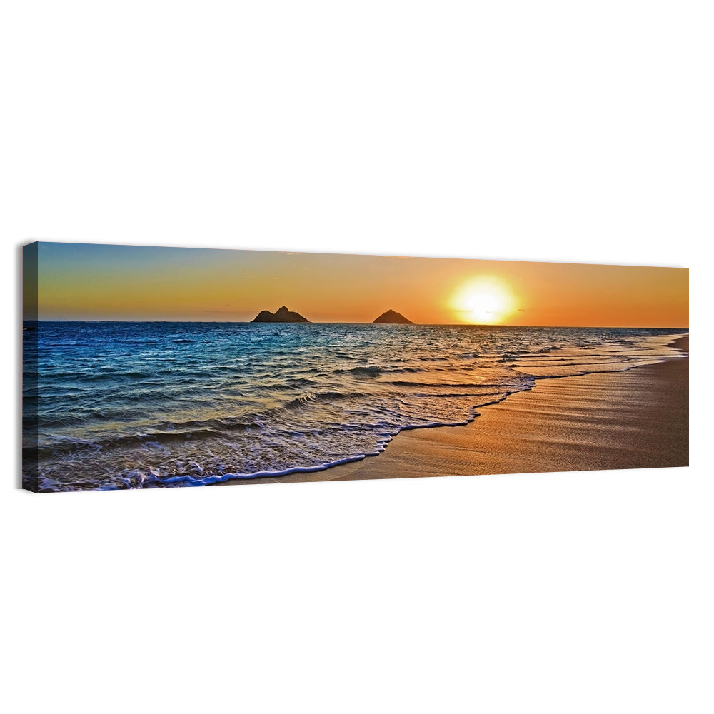 Lanikai Sunrise Over Mokulua Islands Wall Art
