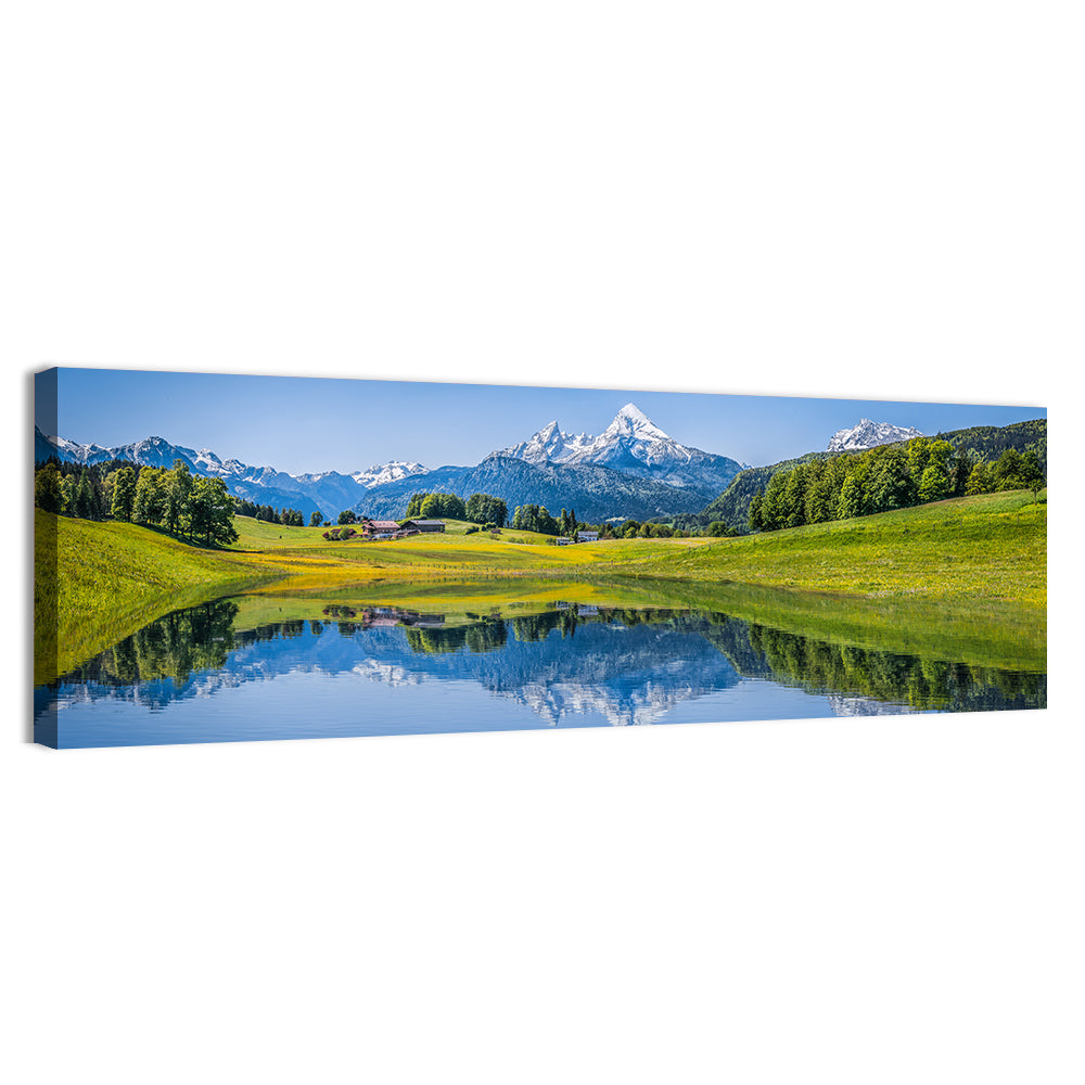 Watzmann Summer Reflection Wall Art