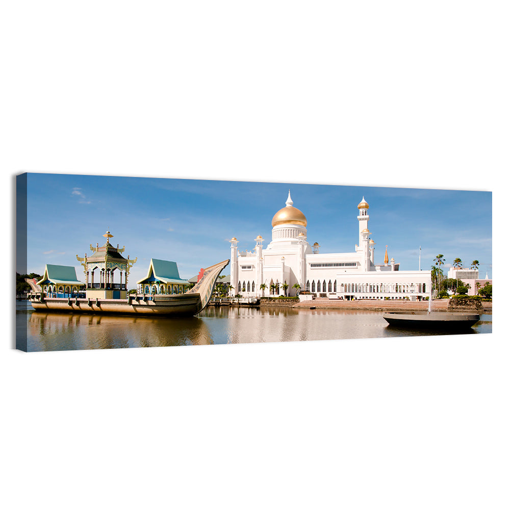 Sultan Omar Ali Saifuddien Mosque Reflection Wall Art