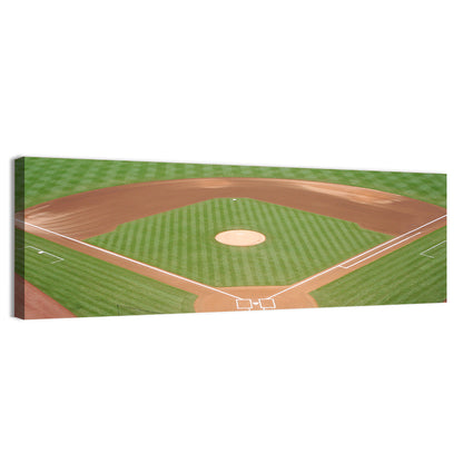 Aerial Baseball Diamond Wall Art