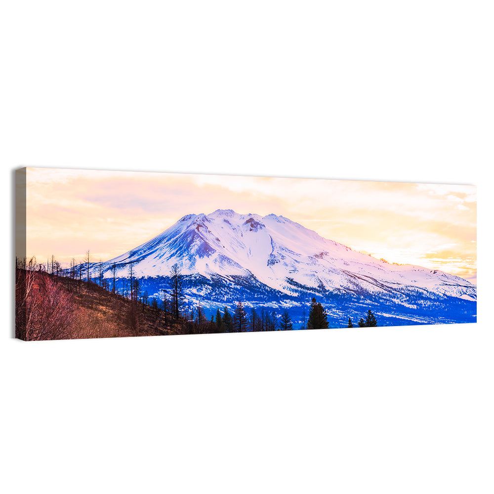 Sunset Over Mount Shesta Wall Art