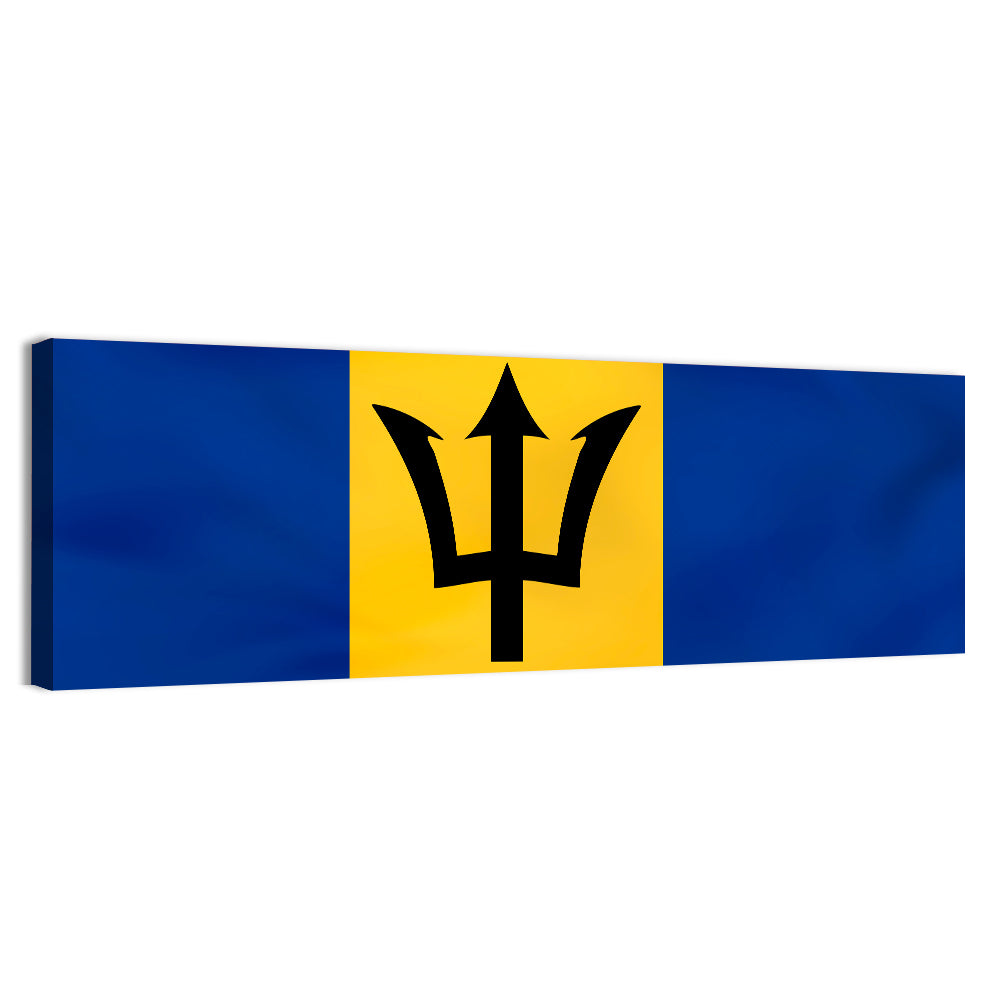 Barbados National Flag Wall Art