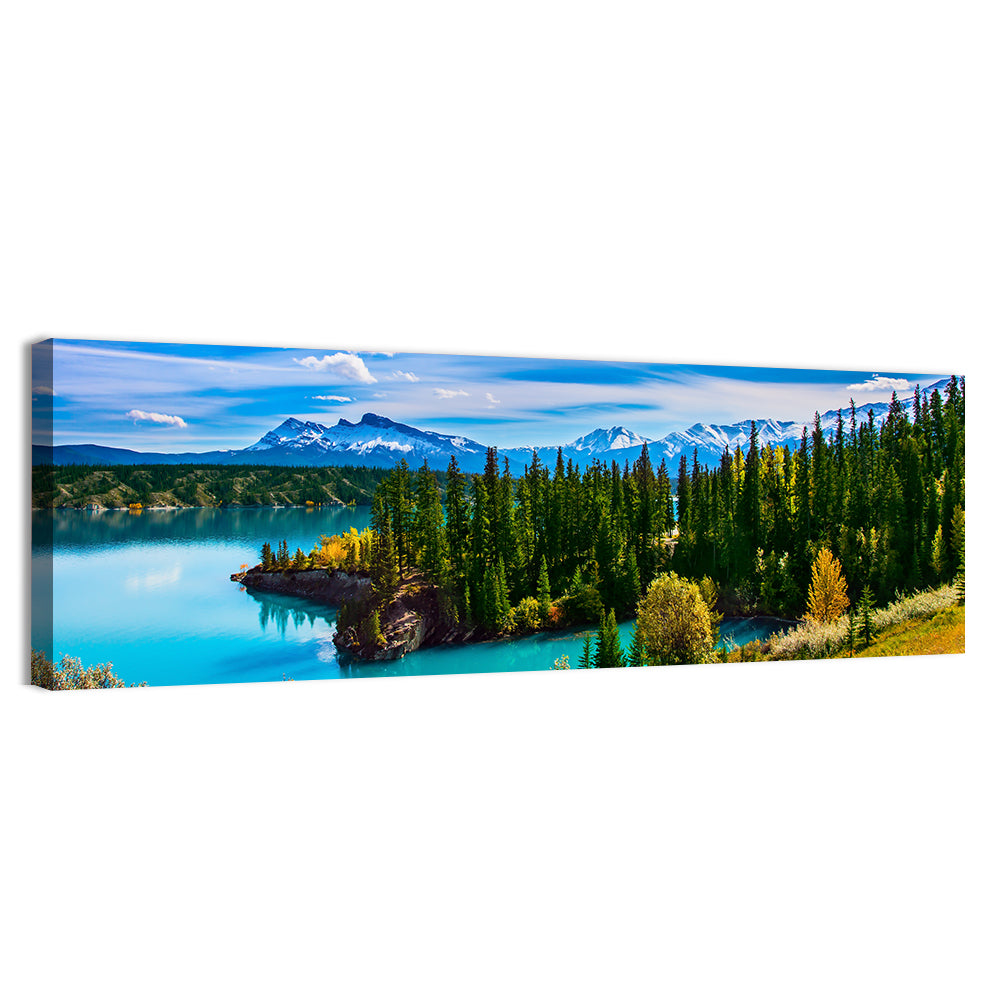 Abraham Lake Shoreline Wall Art