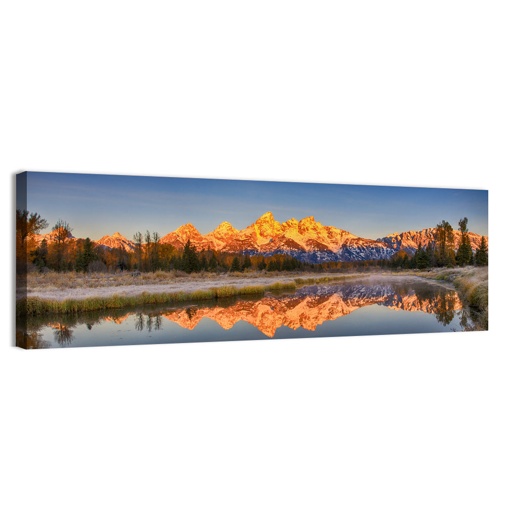 Grand Teton Sunrise Reflection Wall Art