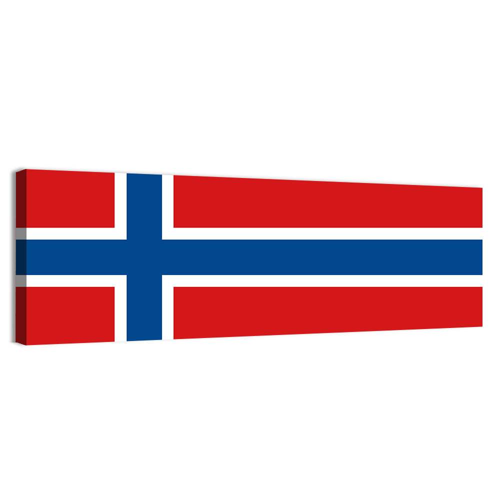Norwegian Flag Graphic Wall Art