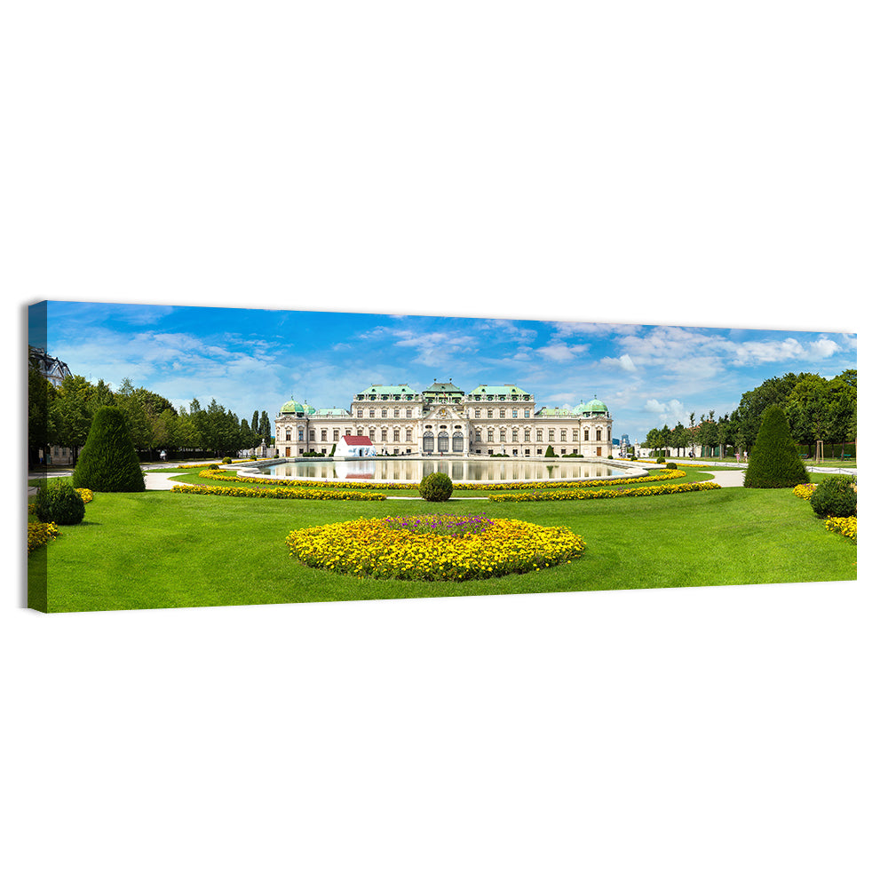Belvedere Palace Garden View, Vienna Wall Art