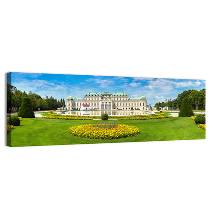 Belvedere Palace Garden View, Vienna Wall Art