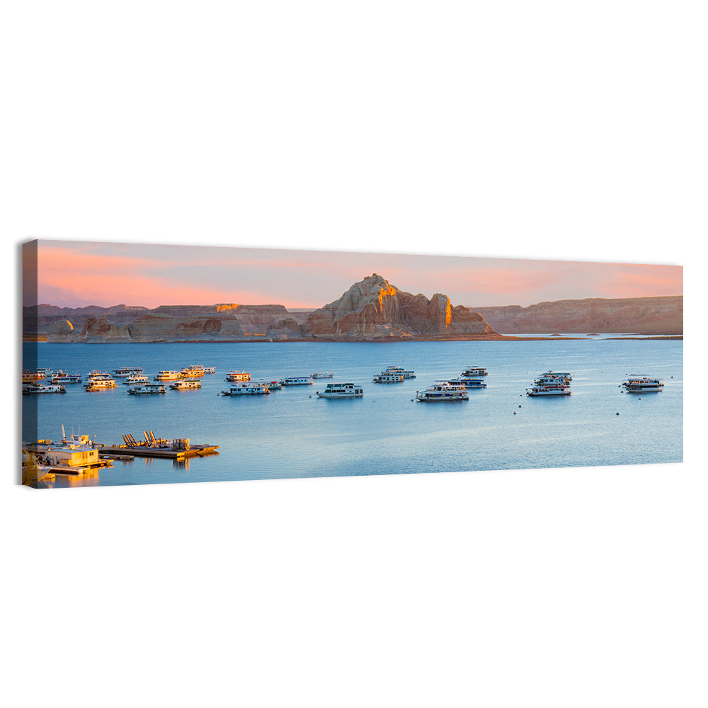 Houseboats on Lake Powell, Page Arizona Wall Art