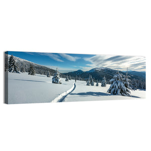 Snowy Carpathian Mountains Ukraine Wall Art